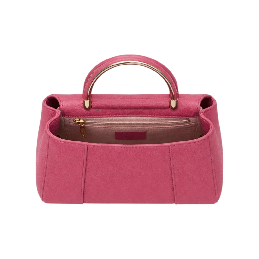 Garve Elegant Rose Pink Structured Handbag