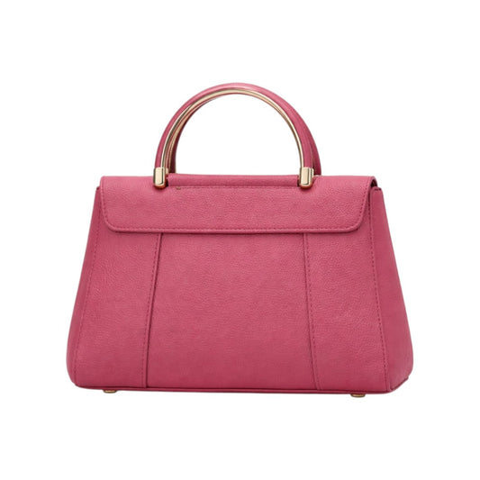 Garve Elegant Rose Pink Structured Handbag